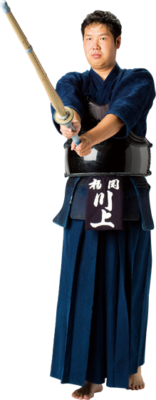 剣道は錬士六段の腕前